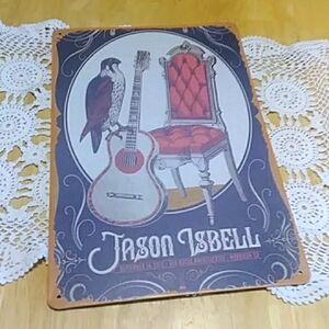 Musical theme distressed look Wall Art